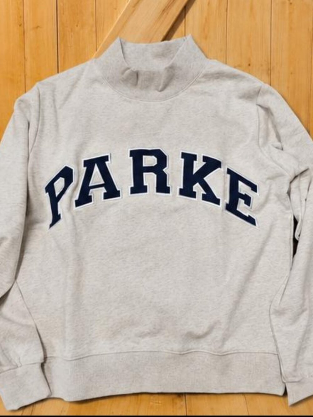 Soft & Durable PARK NYC Logo Sweatshirt in Heather Gray - Picture 1 of 4